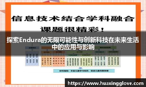 探索Endura的无限可能性与创新科技在未来生活中的应用与影响